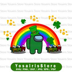 St Patrick's Day Among Us, Among Us Patrick's Day Png SUblimations Digital Download, Leprechauns Among US png