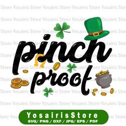 Pinch Proof PNG, Pot Of Gold , Graphic, Shamrock, Clover, St. Patrick's Day, Patty, Leopard, Cheetah