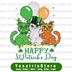 happy st patrick's day cat shamrock png, st patricks day cat irish png, cat shamrock happy saint patrick's day png