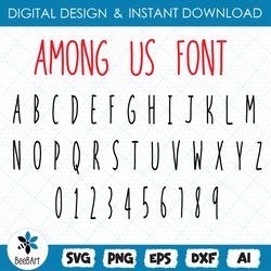 among us font, ttf svg png font, among us alphabet, among us cricut, doodle font, font video game, among us sticker, amo