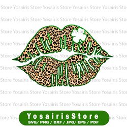 green leopard lips png, patrick sublimate download, cheetah, st patricks day, kiss, mouth, lips, png for sublimation