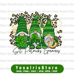 st. patrick's day png - st patrick's day gnomes sublimation design, gnomes png, 3 st. patrick's day gnomes png