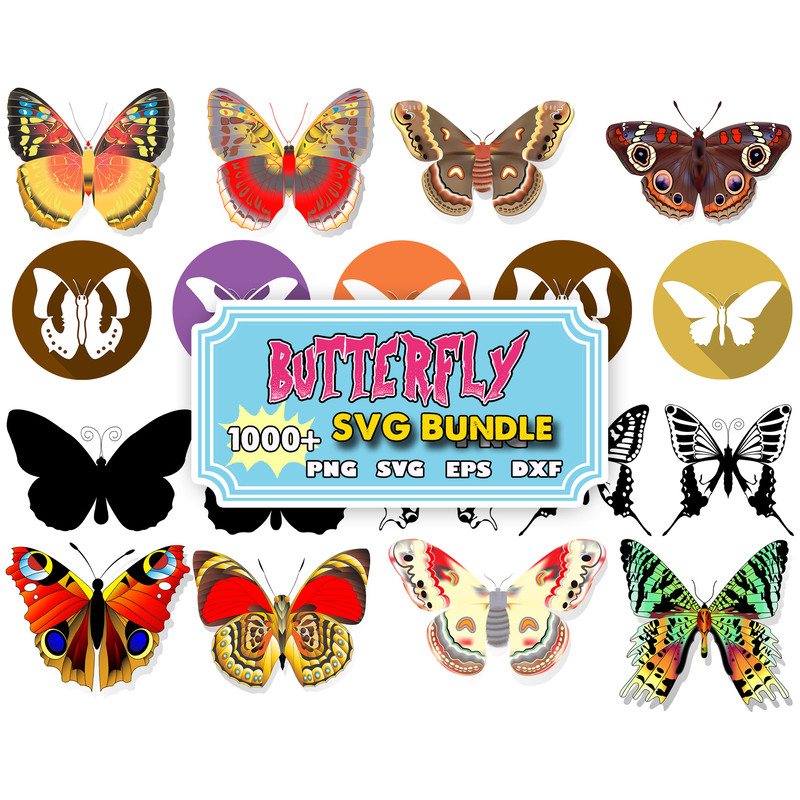 1000 Butterfly svg, Butterfly svg bundle, Layered Butterfly Bundle Cricut SVG Files, Butterflies, Butterfly Svg for Cricut.jpg