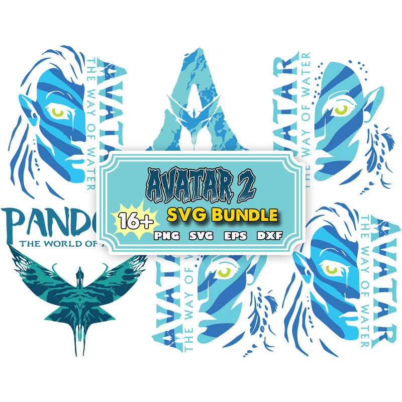 Avatar the way of the water Avatar 2 Svg, The Way of Water A World Like No Other Pandora png, digital download png.jpg