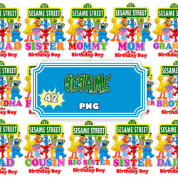sesame birthday png downloads sesame street high quality digital png