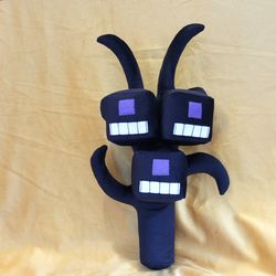interactive Wither Storm plush toy 15"   Minecraft plush Gamer gift toy