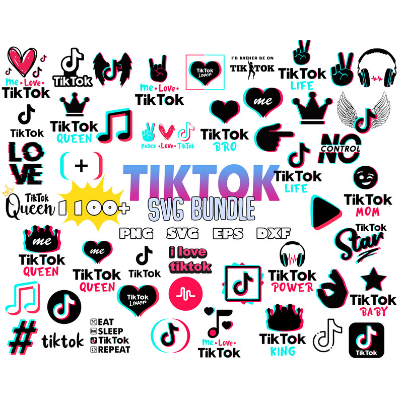 1000 TikTok Logo Svg Bundle, TikTok Svg, TikTok Logo Svg, Peace Love Tiktok Svg, TikTok Birthday Svg, TikTok Family Svg, TikTok Themed Svg.jpg
