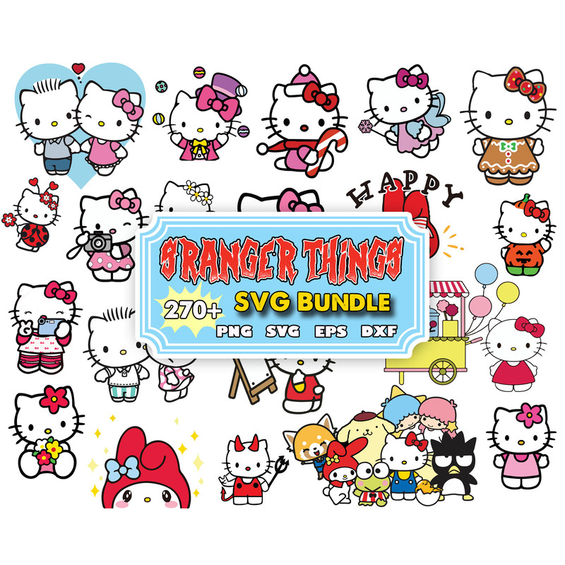 270 Hello Kitty Svg, Kawaii Kitty Svg Bundle, Cute Cat Svg, Png Cut File Cricut Silhouette, Kawaii Kitty Clipart, Sticker Svg.jpg