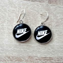 Nike earrings, swoosh sport accessories
