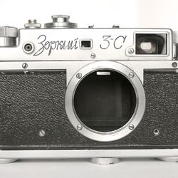 Zorki 3C 3S rangefinder film camera 35 mm M39 mount USSR KMZ body for parts