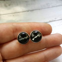 Harry Potter Earrings, Alohomora earrings