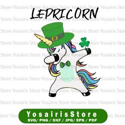st patricks day dabbing unicorn lepricorn art print st pattys svg, funny st patricks day svg