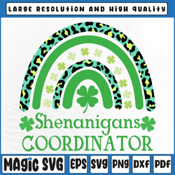shenanigans coordinator rainbow png, st patricks day teacher png, st patricks day, digital download