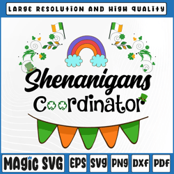 shenanigans coordinator png, st patricks day png, irish png, lucky png, st patricks day, digital download