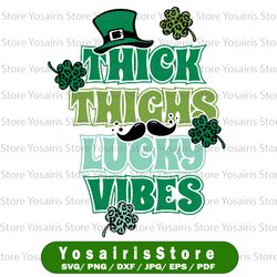 thick thighs lucky vibes png, st. patrick's day, leopard design file for sublimation or print, digital download