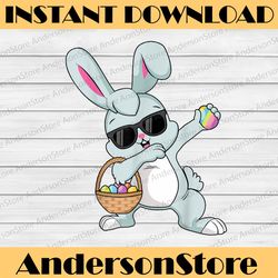 dabbing rabbit easter day eggs bunny dabbing easter day png, happy easter day sublimation design