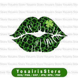 green leopard lips png, sublimate download, cheetah, st patricks day, kiss, mouth, lips, png for sublimation