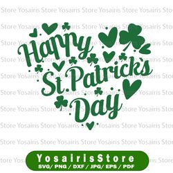 st patricks day svg, png dxf eps jpg file, happy st. patrick's day cuttable, instant digital download design