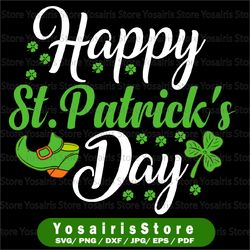 happy st patricks day, saint patrick's day, svg, dxf, eps vector files for cricut, silhouette, cutting plotter, png file