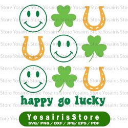 smileys, clover, horseshoes png, printable, horseshoes png, st patrick's day clipart svg, happy go lucky smileys