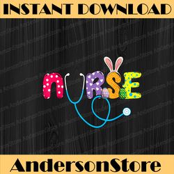 easter day nurse, nurse bunny egg nursing easter day png, happy easter day sublimation design