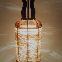 Digital Template Cnc Router Files Cnc Lamp - Bottle Files for Wood Laser Cut Pattern