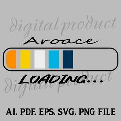 aroace flag loading svg.png.ai.pdf.eps digital download file, sublimation files ,aroace flag vector graphic