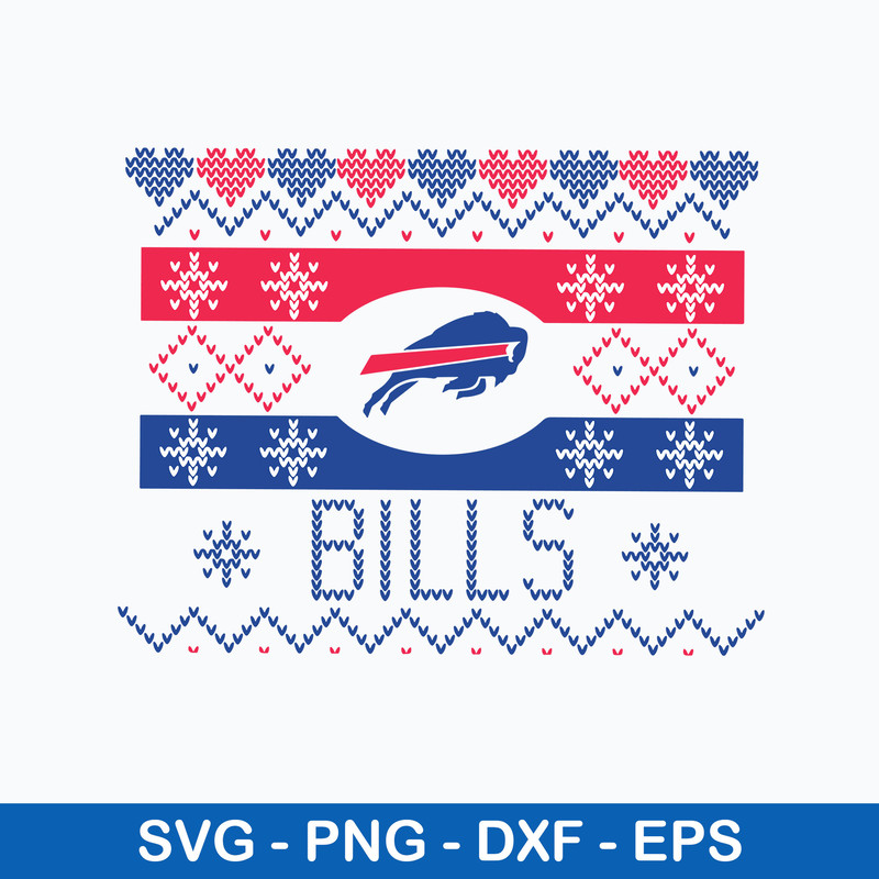 Buffalo Bills Fair Isle Svg, Buffalo Bills Svg, NFl Football Svg, Png Dxf Eps File.jpeg