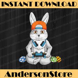 happy easter day bunny egg funny gamer easter day png, happy easter day sublimation design