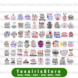 60 easter svg bundle easter svg spring svg easter bunny svg easter quote svg easter saying jesus svg religious svg chris