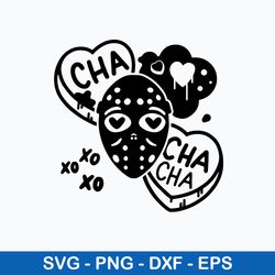 cha cha svg, candy hearts svg, valentine svg, png dxf eps file