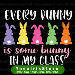 Teacher Easter Svg, Every Bunny Is Some Bunny In My Class Svg, Teacher Bunny Svg, Easter Bunny Svg, Teacher Saying,