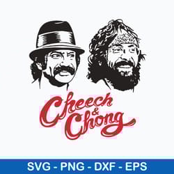 cheech and chong 2 cannabis svg, cheech and chong svg, png dxf eps file
