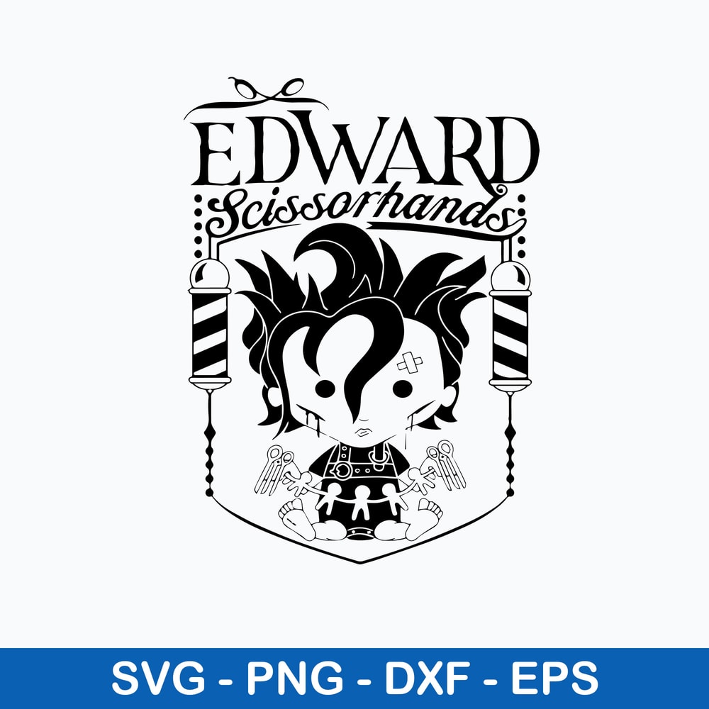 Chibi Edward Scissorhand Svg, Scissorhand Svg, Png Dxf Eps File.jpeg