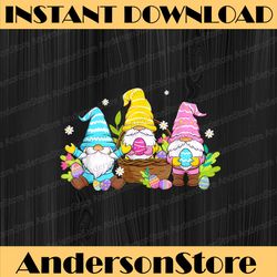 cute gnome easter day bunny egg spring easter day png, happy easter day sublimation design