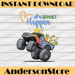 easter bunny rabbit monster truck easter day png, happy easter day sublimation design
