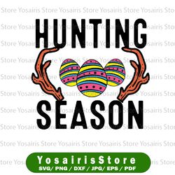 hunting season eggs svg, funny easter svg, egg hunt hunter svg, easter hunting season svg, svg file for cricut & silhoue