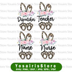 custom easter bunny png, personalized easter name png, cute bunny png, custom easter shirt, custom png