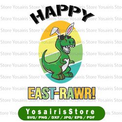 happy east-rawr svg, cute bunny ears svg, easter bunny dinosaur svg, dinosaur with bunny ears kid, bunnysaurus svg dxf