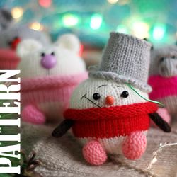 PDF Knitting patterns christmas balls