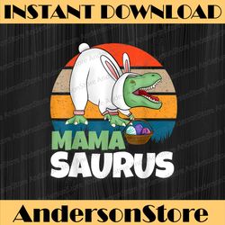 easter mom dinosaur bunny egg bunny t rex mama easter day png, happy easter day sublimation design