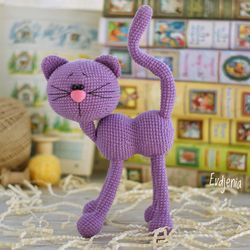 PDF Funny Cat Crochet pattern