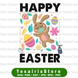 happy easter day png, easter bunny, bunny ears png, funny easter, bunny, sublimation design downloads