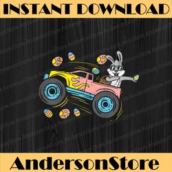 dabbing easter bunny on monster truck dab dance easter day png, happy easter day sublimation design