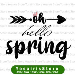 hello spring svg, happy spring svg, happy easter svg, easter bunny svg, rabbit svg, easter svg