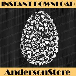 funny video gamer easter bunny egg gaming easter day png, happy easter day sublimation design