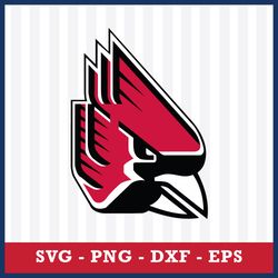 ball state cardinals svg, ball state cardinals logo svg, ncaa svg, sport svg, png dxf eps