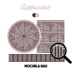 CROCHET PATTERNS / Wayuu mochila bag / Tapestry Crochet bag / Cappuccino 761