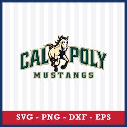 cal poly mustangs svg, cal poly mustangs logo svg, ncaa svg, sport svg, png dxf eps