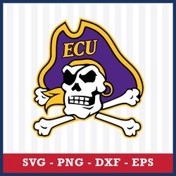 east carolina pirates svg, east carolina pirates logo  svg, ncaa svg, sport svg, png dxf eps file